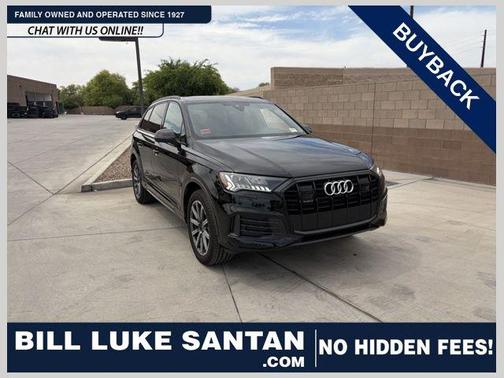 Mythos Black Metallic 2024 Audi Q7 45 Premium Plus