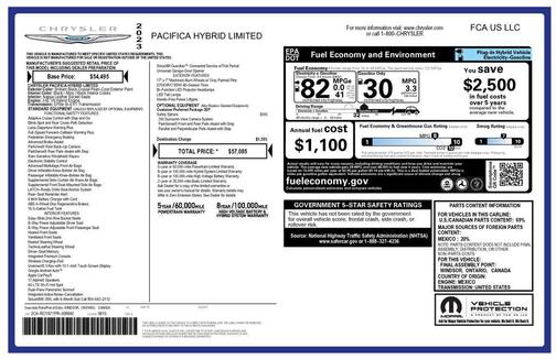 2023 Chrysler Pacifica Hybrid Limited