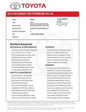 2014 Toyota 4Runner SR5 Premium