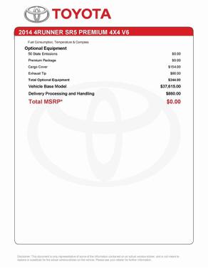 2014 Toyota 4Runner SR5 Premium