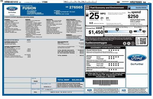 2017 Ford Fusion SE