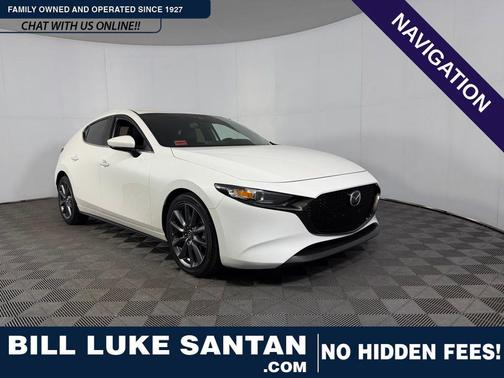 Snowflake White Pearl Mica 2019 Mazda Mazda3 FWD w/Preferred Package