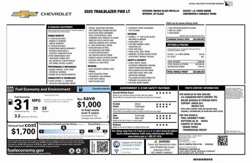 2025 Chevrolet Trailblazer LT