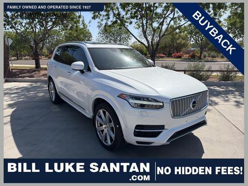 Crystal White Pearl 2017 Volvo XC90 Hybrid T8 Inscription