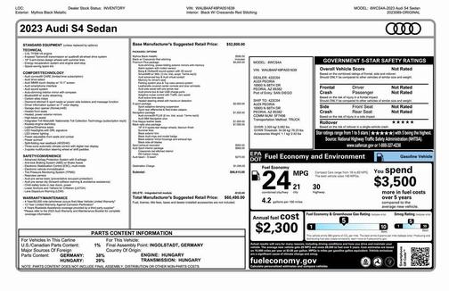 2023 Audi S4 Premium Plus TFSI quattro Tiptronic