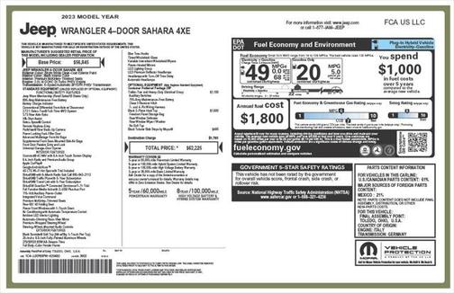 2023 Jeep Wrangler 4xe Sahara