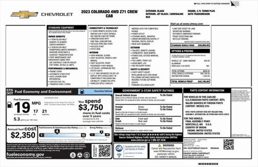 2023 Chevrolet Colorado Z71