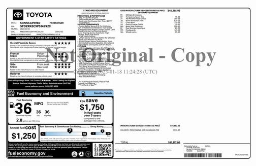 2023 Toyota Sienna Limited
