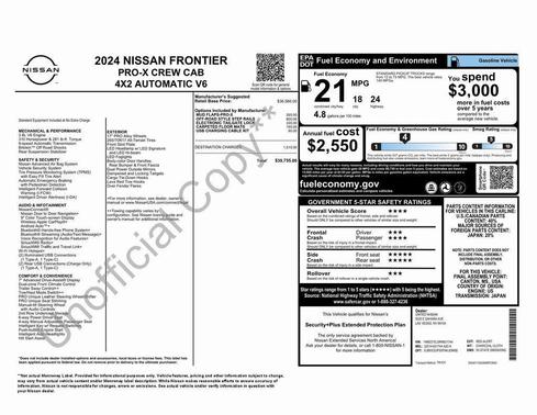 2024 Nissan Frontier PRO-X