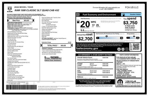 2024 RAM 1500 Classic SLT
