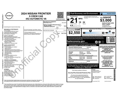 2024 Nissan Frontier S