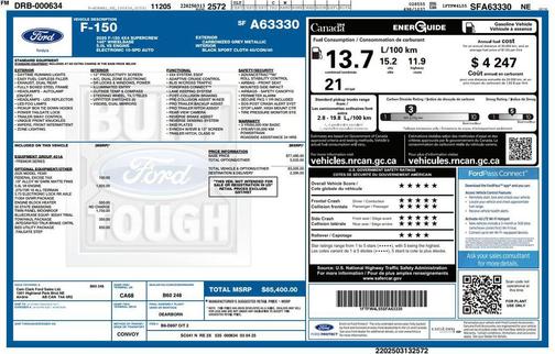 Carbonized Gray Metallic 2025 Ford F-150 Tremor