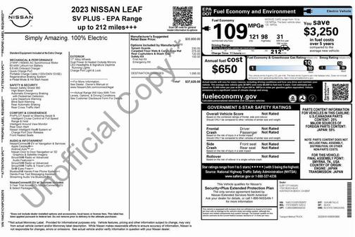 2023 Nissan Leaf SV PLUS 60 kWh