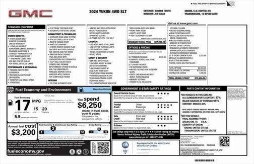 2024 GMC Yukon SLT