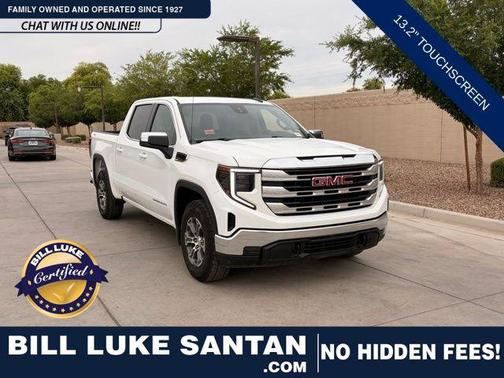Summit White 2023 GMC Sierra 1500 SLE
