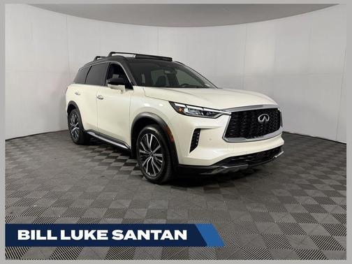 Majestic White/Black Obsidian 2022 INFINITI QX60 AUTOGRAPH
