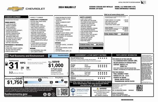 2024 Chevrolet Malibu FWD 1LT