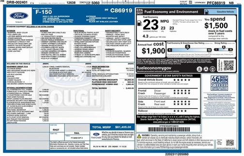 2023 Ford F-150 Platinum