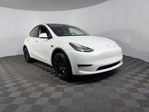 Pearl White Multi-Coat 2021 Tesla Model Y Long Range Dual Motor All-Wheel Drive