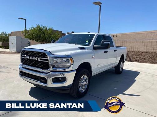 Bright White Clearcoat 2024 RAM 2500 Big Horn Crew Cab 4x4 6'4' Box