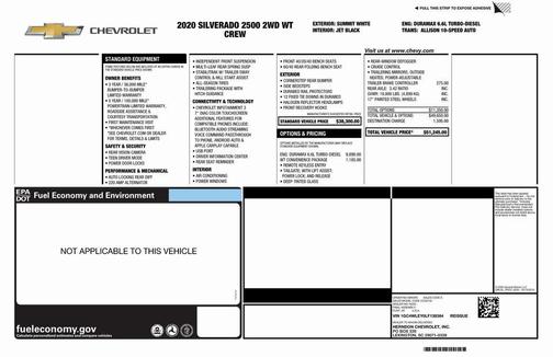 2020 Chevrolet Silverado 2500 WT