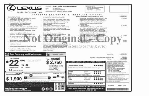 2018 Lexus IS 300 Base