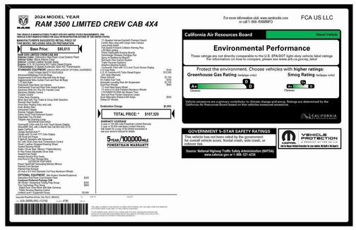 2024 RAM 3500 Limited Crew Cab 4x4 8' Box