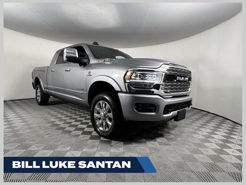 Billet Silver Metallic Clearcoat 2024 RAM 2500 Limited Mega Cab 4x4 6'4' Box