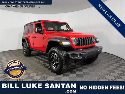 Firecracker Red Clearcoat 2024 Jeep Wrangler Rubicon