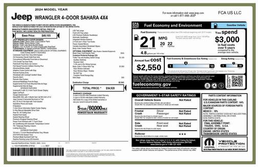 2024 Jeep Wrangler 4-Door Sahara 4x4