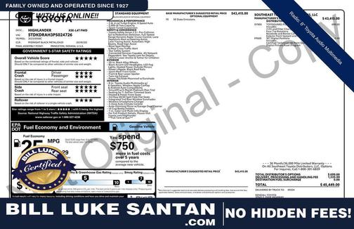 2023 Toyota Highlander XSE