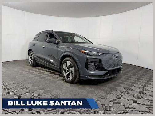 Gray 2025 Audi Q6 e-tron Prestige quattro