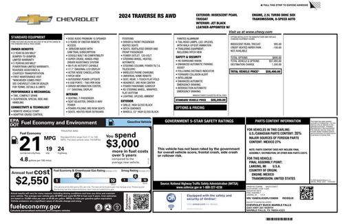 2024 Chevrolet Traverse RS