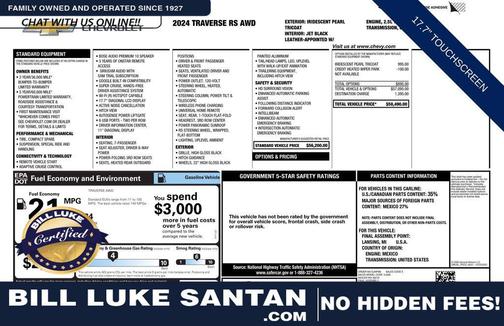 2024 Chevrolet Traverse RS