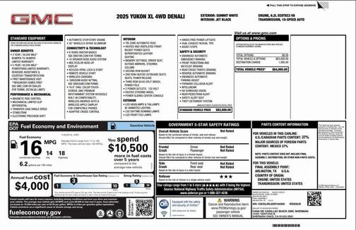 2025 GMC Yukon XL Denali