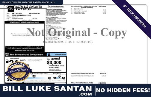 2025 Toyota Tacoma SR5