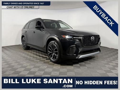 Jet Black Mica 2025 Mazda CX-70 PHEV Premium Package