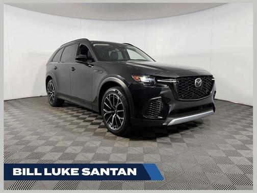 Jet Black Mica 2025 Mazda CX-70 PHEV Premium Package