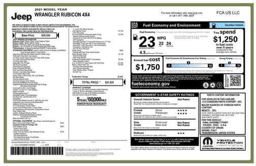2021 Jeep Wrangler Rubicon