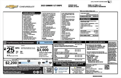 2023 Chevrolet Camaro 1LT