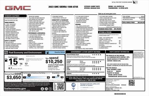 2023 GMC Sierra 1500 AT4X