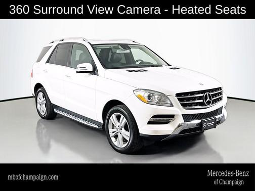 Polar White 2015 Mercedes-Benz M-Class 4MATIC
