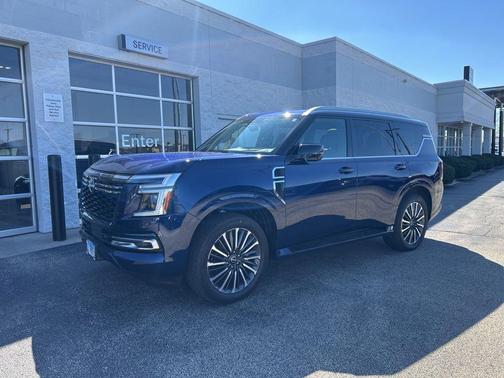 Deep Ocean Blue Pearl 2025 Nissan Armada Platinum Reserve 4WD
