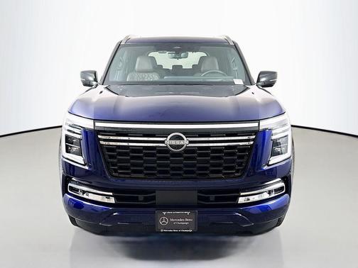 Deep Ocean Blue Pearl 2025 Nissan Armada Platinum Reserve 4WD