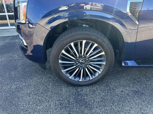 Deep Ocean Blue Pearl 2025 Nissan Armada Platinum Reserve 4WD