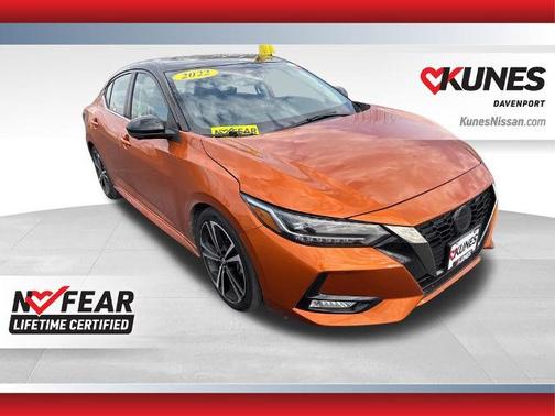 Orange 2022 Nissan Sentra SR