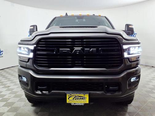 Granite Crystal Metallic Clearcoat 2024 RAM 3500 Laramie Mega Cab 4x4 6'4' Box