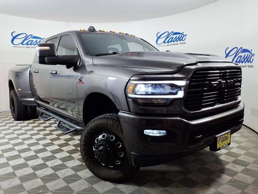 Granite Crystal Metallic Clearcoat 2024 RAM 3500 Laramie Mega Cab 4x4 6'4' Box