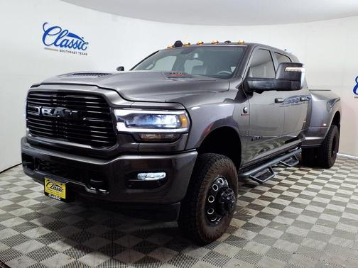 Granite Crystal Metallic Clearcoat 2024 RAM 3500 Laramie Mega Cab 4x4 6'4' Box