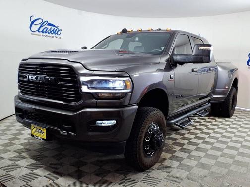 Granite Crystal Metallic Clearcoat 2024 RAM 3500 Laramie Mega Cab 4x4 6'4' Box